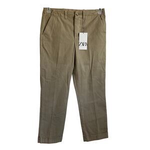Zara Women’s Khaki Chino Pants - Size 2 - NEW